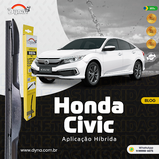 Honda Civic aplicação híbrida | Dyna
